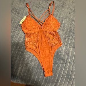 NWT I Fashion sexy lace bodysuit